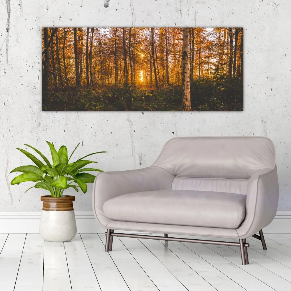 Tablou - Pădurea toamna (120x50 cm)