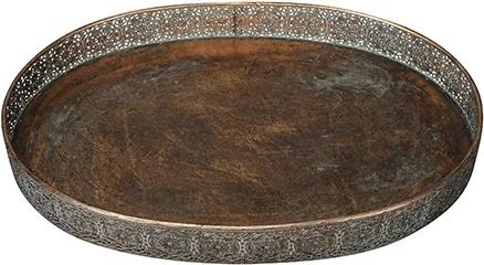 Tava ovala Copper din metal 42x28 cm