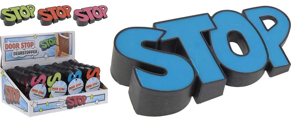 OPRITORI DE USA DIN PP, CU MESAJ STOP, DISPONIBIL IN 4 CULORI