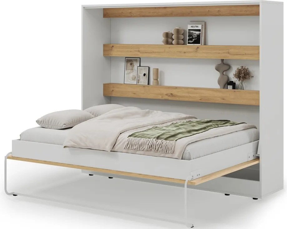 Pat rabatabil Devesto Horizontal Wall 140 Artisan Eiche, 200x140 cm – Artisan Eiche
