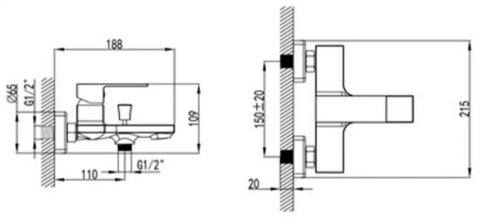 Robinet de baie Mamba