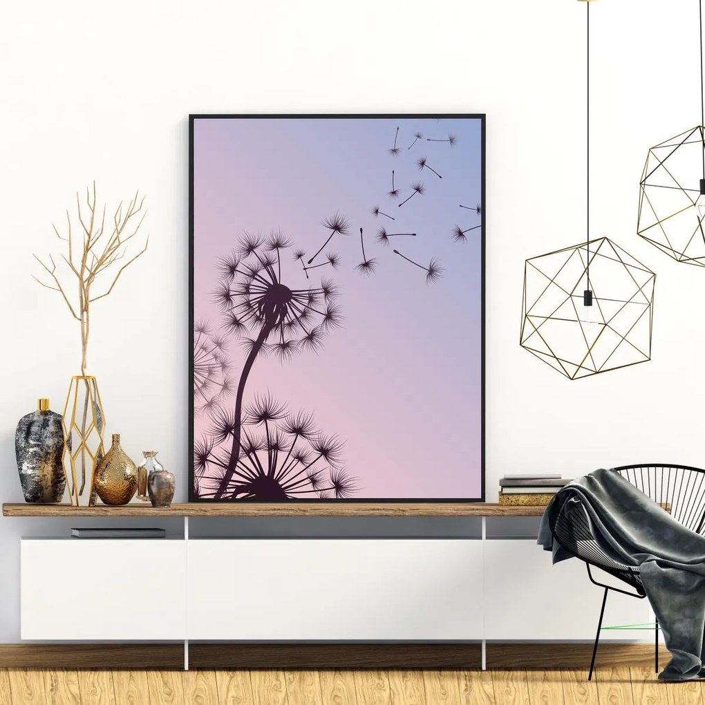 Poster - Fulgi de păpădii (A4)