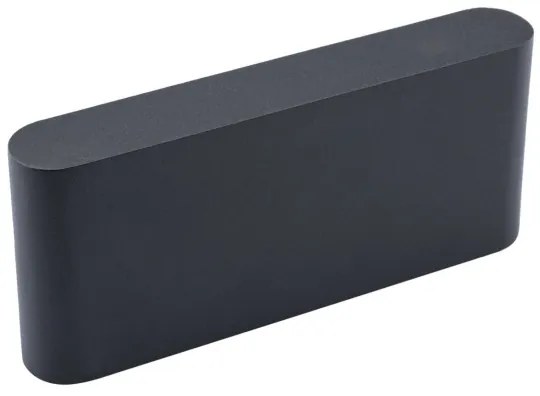 Aplică perete exterior LED FLOW LED/6W/230V IP54 negru