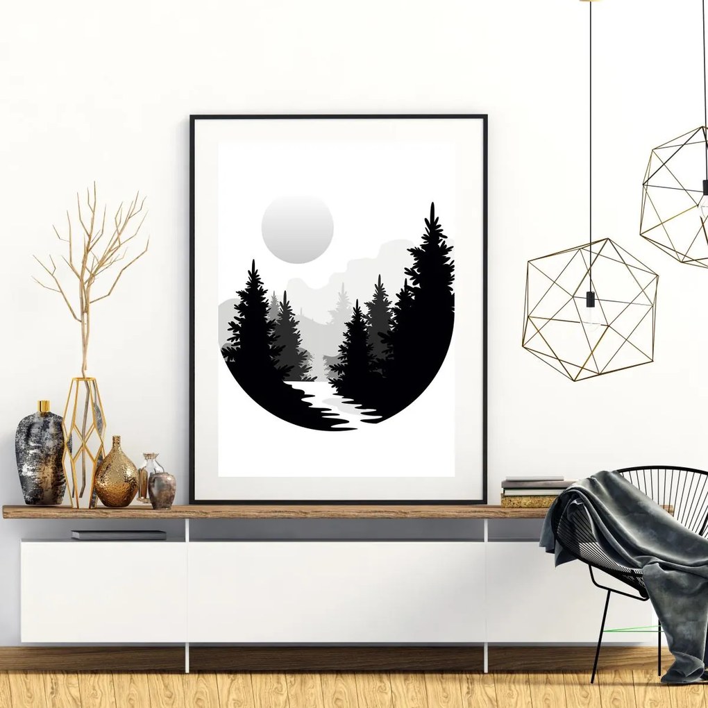 Poster - Pădure (A4)