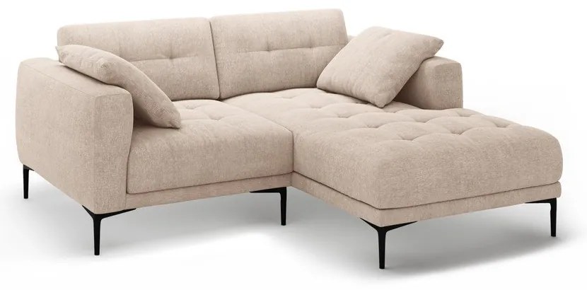 Colțar maro deschis (cu colț pe partea dreaptă/cu șezlong) Bemy – Micadoni