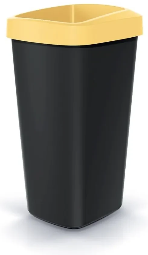 Set pubele pentru deseuri sortate, patrate, 3 x 25 l, colorate
