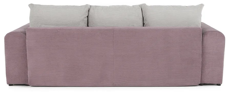 Canapea foarte spatioasa, violet, roz invechit, bej, GILEN BIG SOFA