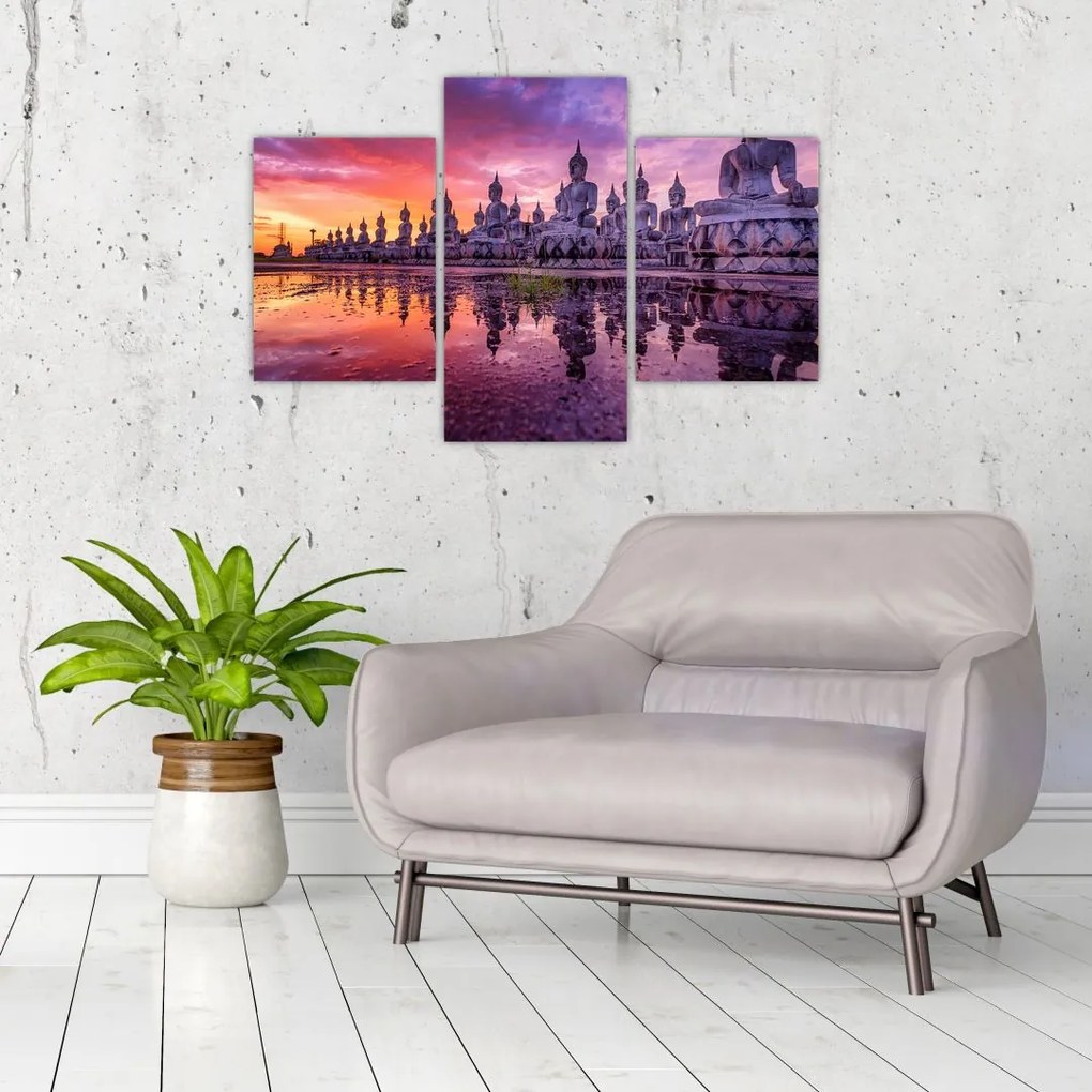 Tablou - Buddha la apus (90x60 cm)