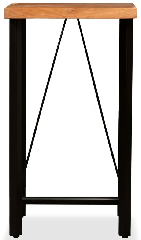 245435 vidaXL Masă de bar, lemn masiv de acacia, 60 x 60 x 107 cm