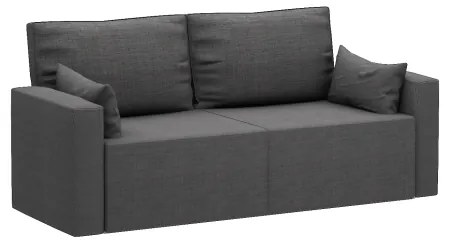 Set pat rabatabil dublu cu somiera inclusa nova (150x200) si canapea 2 locuri case double sofa - nova confort plus