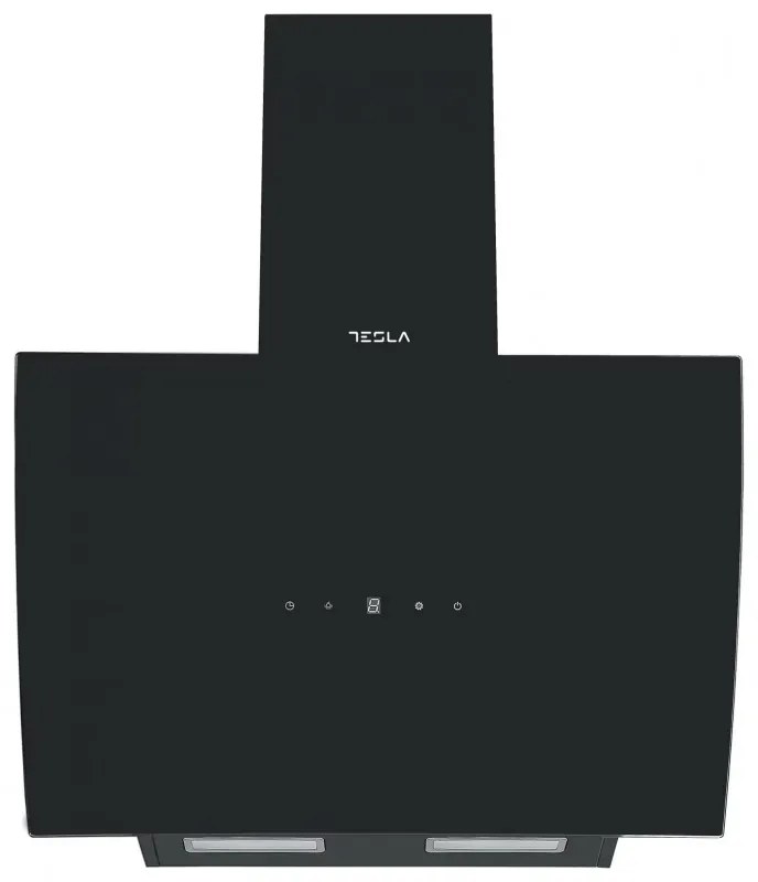 Hota incorporabila Tesla DD600AB, 190W, 1 motor, Decorativa, 60 cm, 630 m³/h, Filtre aluminiu, Negru