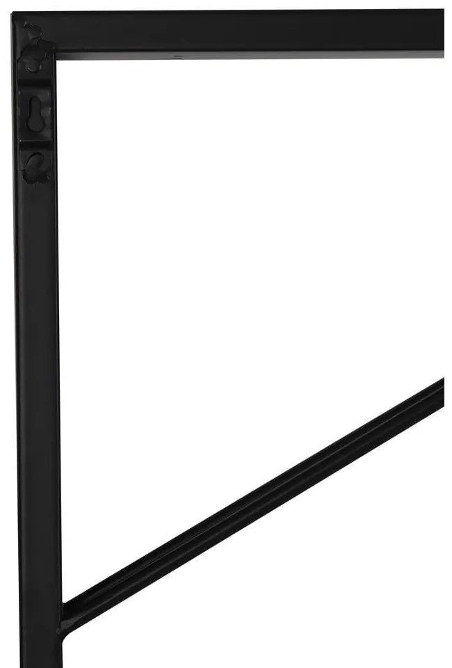 Raft pentru sticle de vin negru pentru perete din metal număr de sticle 16 70x160x6 cm Malbeo – Light &amp; Living