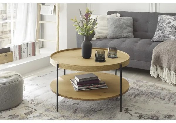 Masă de cafea FURNI din stejar