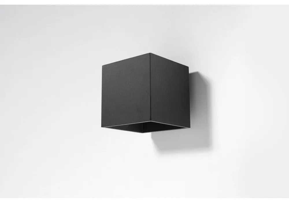 Aplică Sollux Geo, negru