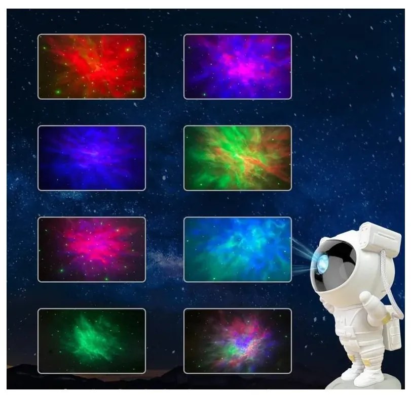 Proiector de stele Astronaut cu telecomanda