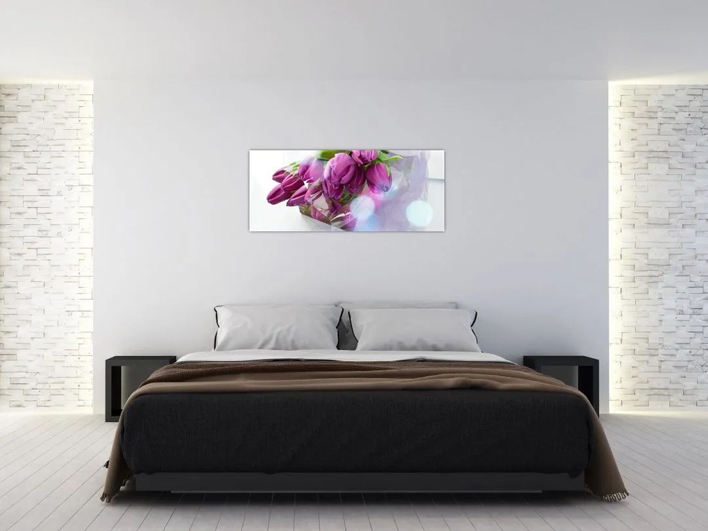 Tablou - buchet de lalele (120x50 cm)