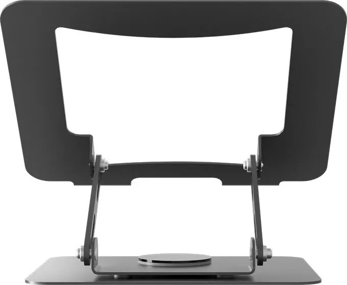 Suport Laptop Reglabil 360°, Ergonomie, Stabilitate și Design Premium, Negru