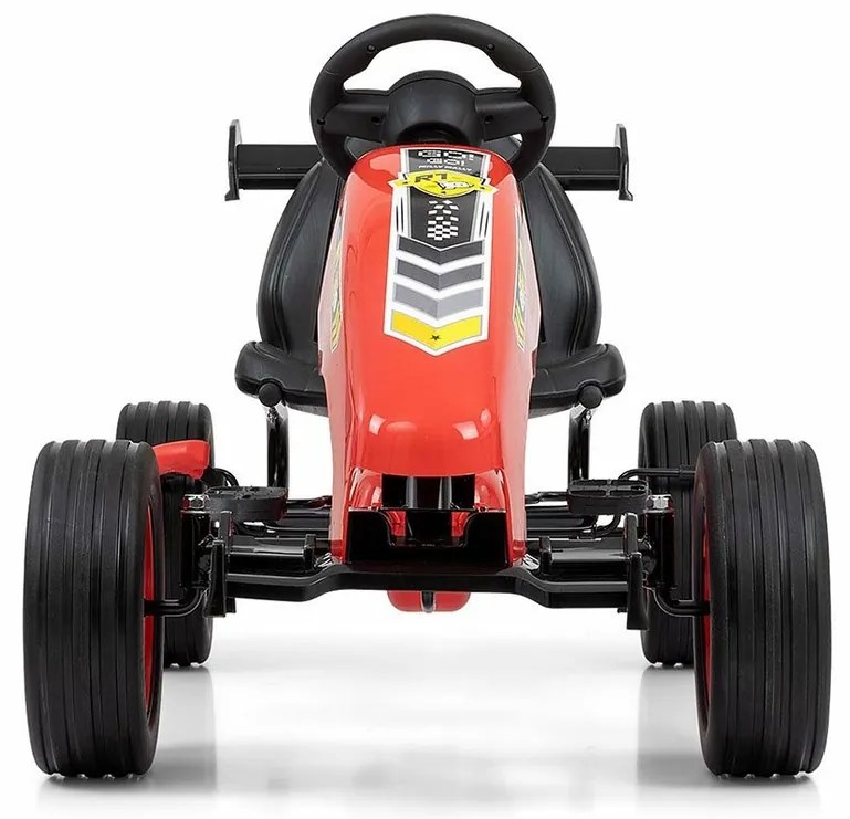 Milly Mally Quadricycle Go-kart Rocket, roșu