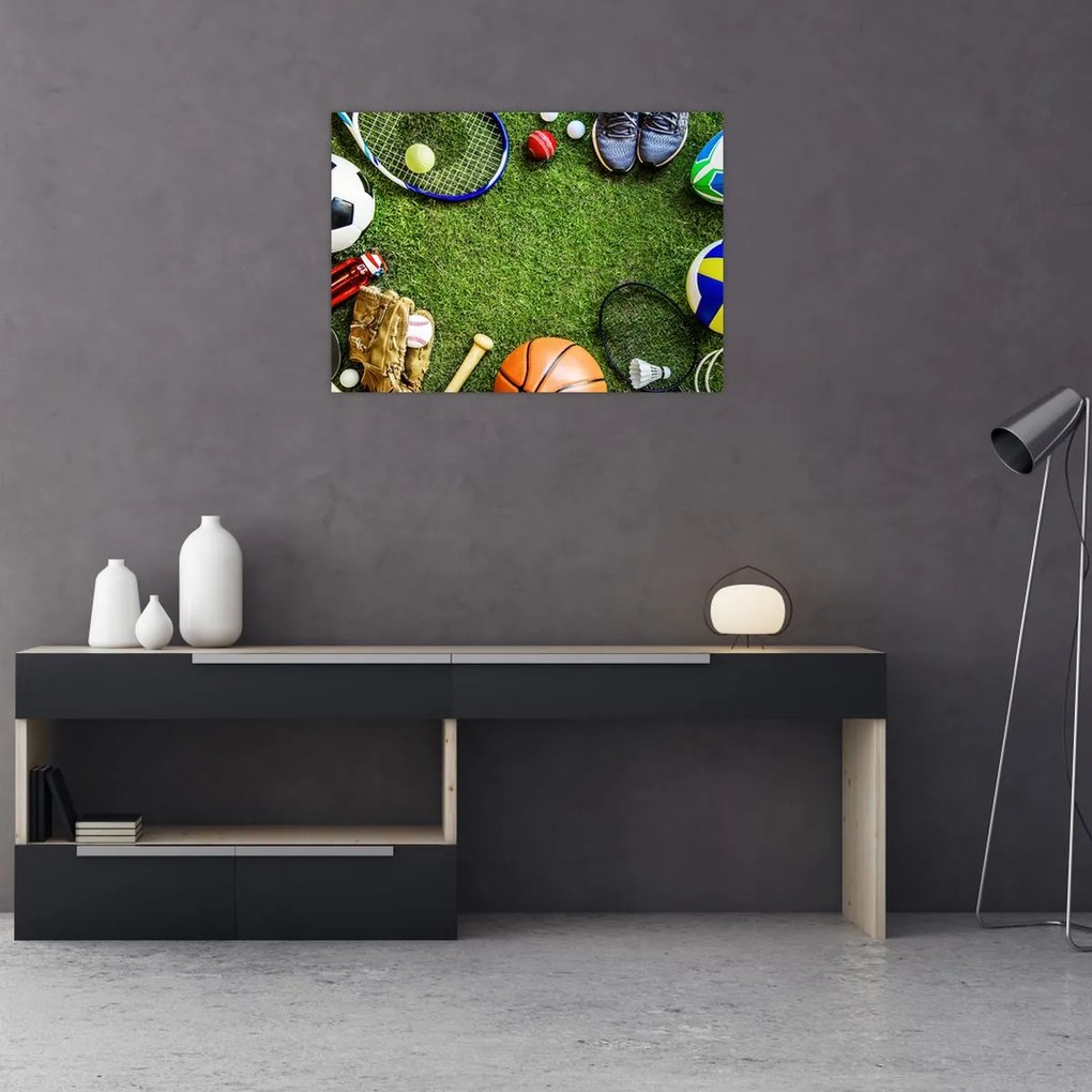 Tablou pe sticlă - Sport (70x50 cm)