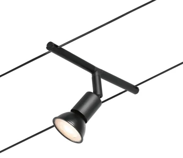 Paulmann 94446 - Set 5x GU5,3/10W spot SALT 230V negru