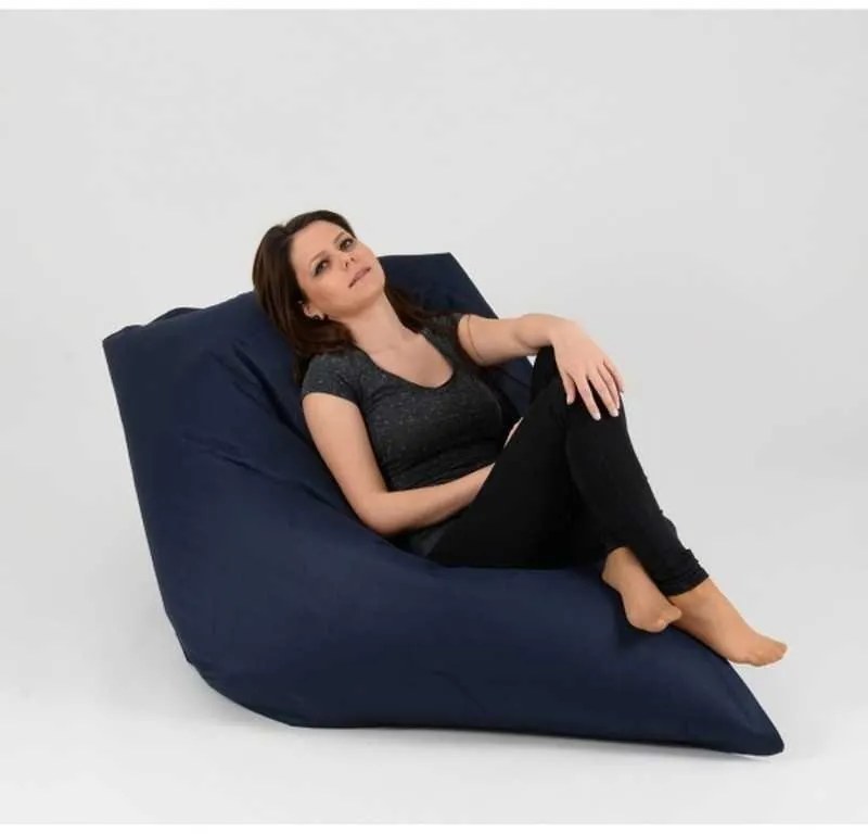 Fotoliu tip Perna Magic Pillow, Material Impermeabil - Indigo