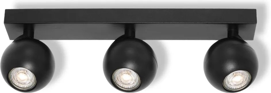 Osram - Corp de iluminat tip spot SPHERAL 3xGU10/6W/230V, negru