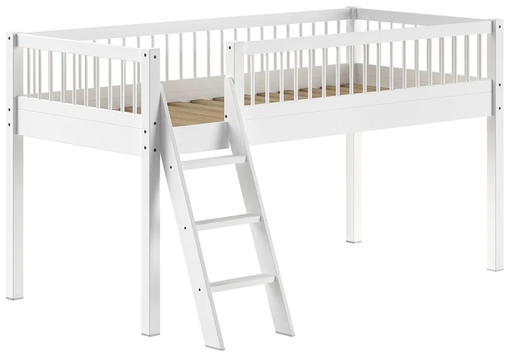 Set FORREST BEECH format dintr-un Pat copii de dormit (90 x 200 cm) și un set textil asortat.
