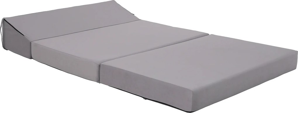 Saltea/scaun pliabil, 2 in 1, gri deschis, VEDIS