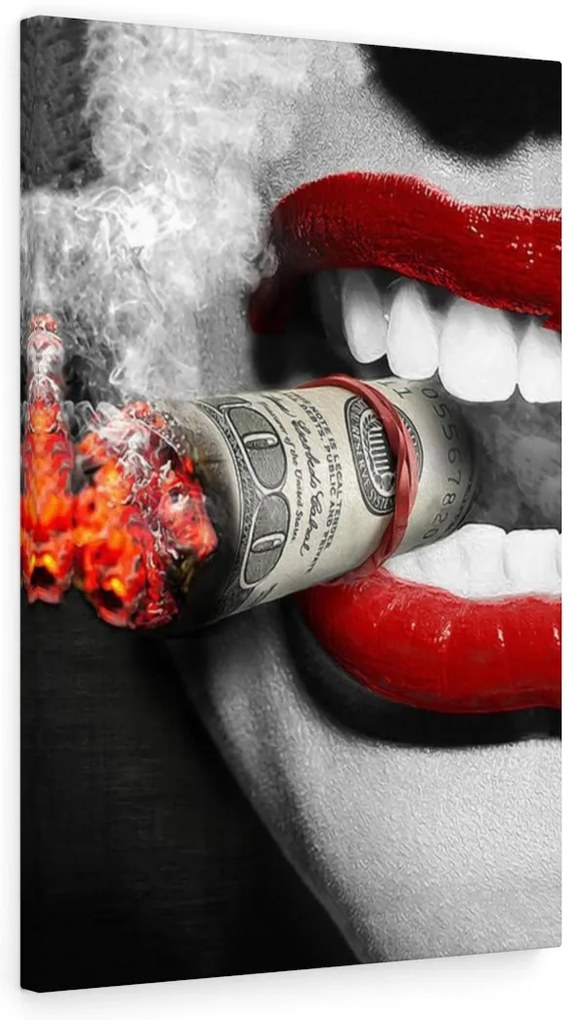 Tablou canvas Money To Burn 120x80 cm