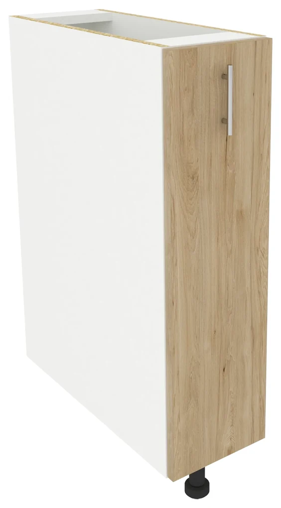 Corp Baza Jolly haaus Karo, Lemn Natural/Alb, 20 x 50 x 80 cm | BIANO