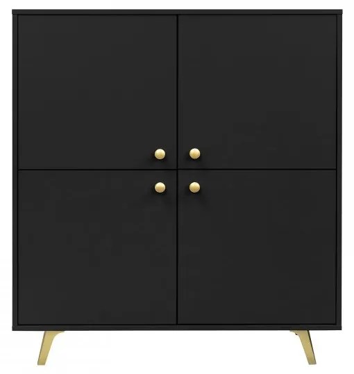 Dulap Astradon D4 (Negru + auriu) . 1105913