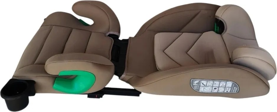 Scaun auto ISOFIX transformabil in inaltator NOVOKIDS Splend'or Edition HF03, R129 i-Size, 100-150 cm, 15-36 kg, Bej