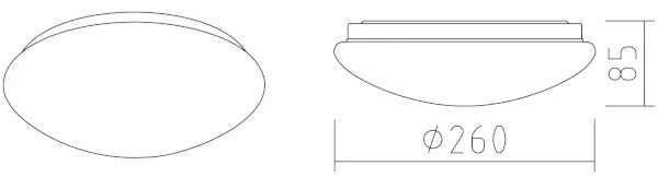 APLED - Plafonieră LED LENS P TRICOLOR LED/12W/230V IP41 825lm