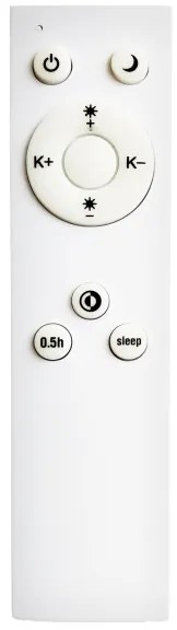 Plafonieră LED dimabilă LED/60W/230V pătrată albă Top Light + telecomandă