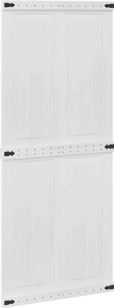 vidaXL Ușă Corona Alb 90 x 210 cm Lemn compozit