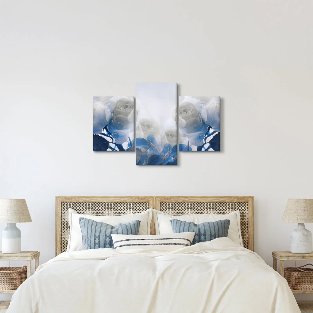 Tablou - Trandafir alb (90x60 cm)