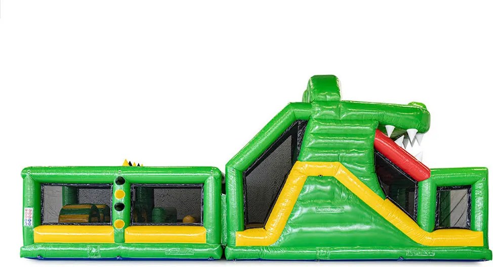 Castel săritor cu crocodili 12x3x4.8m