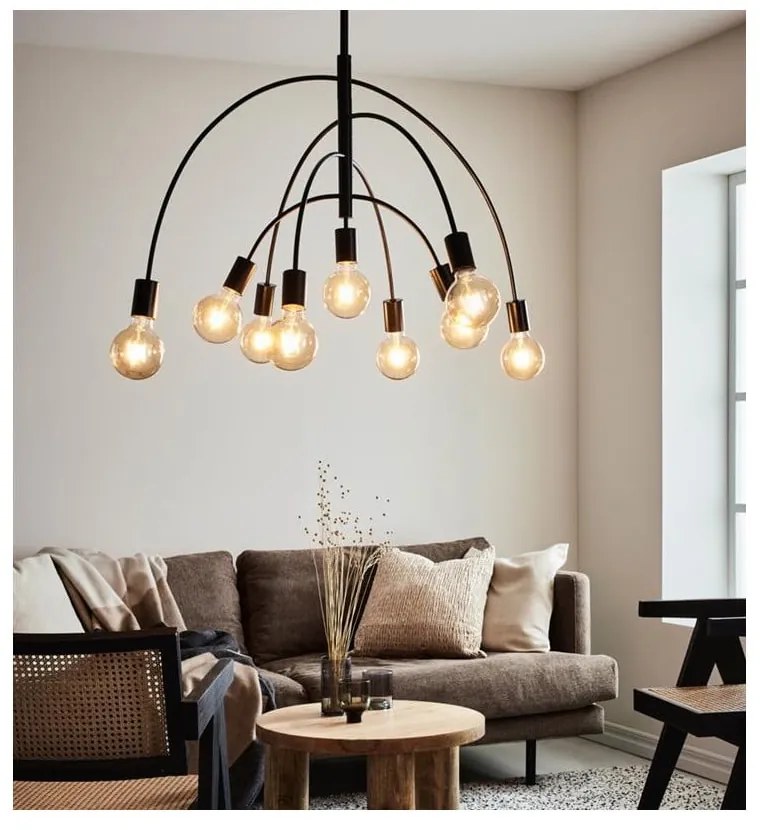 Lustră Markslöjd Lavello, lățime 94,5 cm, negru