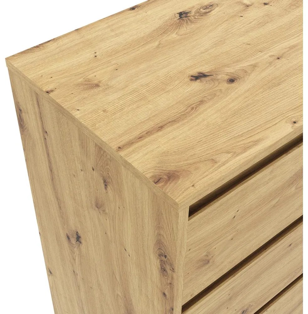 Comodă Brisas 3 (stejar artisan + negru) . 1116261