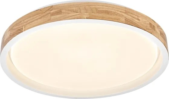Osram - Lampă de tavan LED dimabilă MARIANO LED/36W/230V, Ø 51 cm, stejar/alb