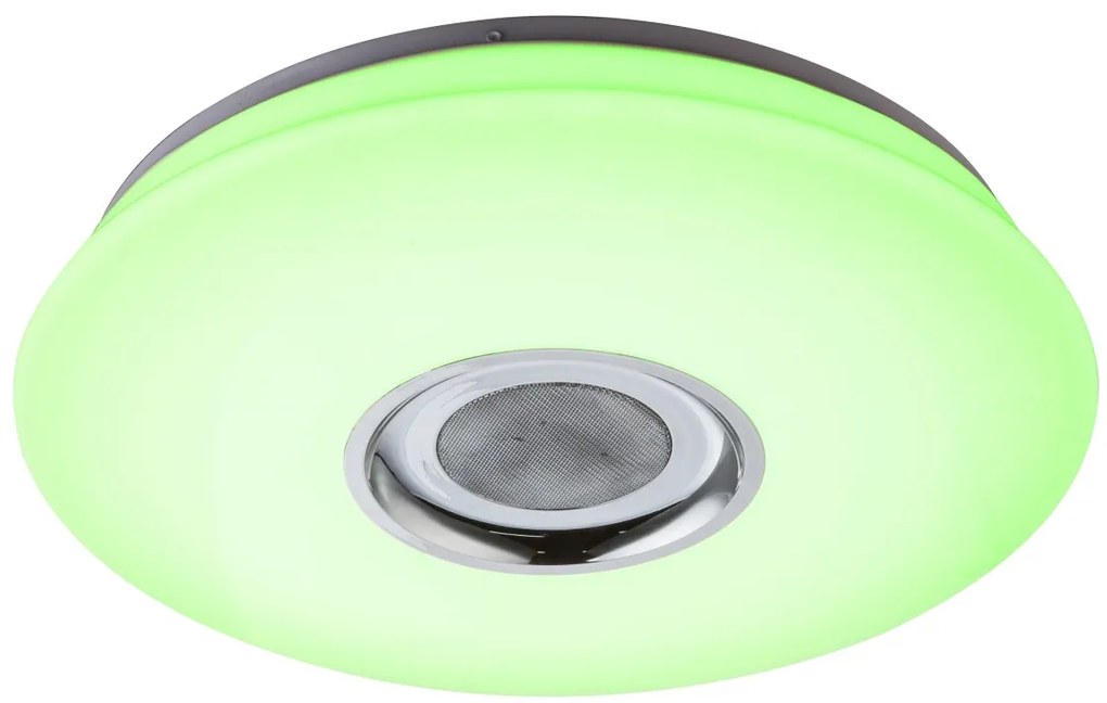 Plafoniera dimabila cu LED RGB, difuzor si telecomanda, diametru 40cm, NICOLE 41329-18 GL