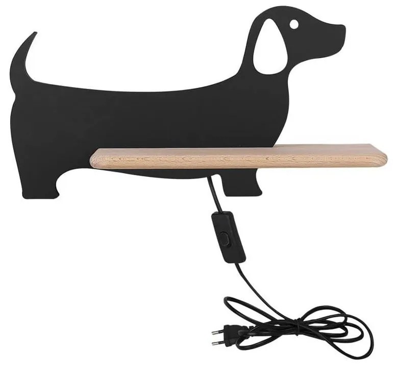 Corp de iluminat pentru copii negru Dog – Candellux Lighting