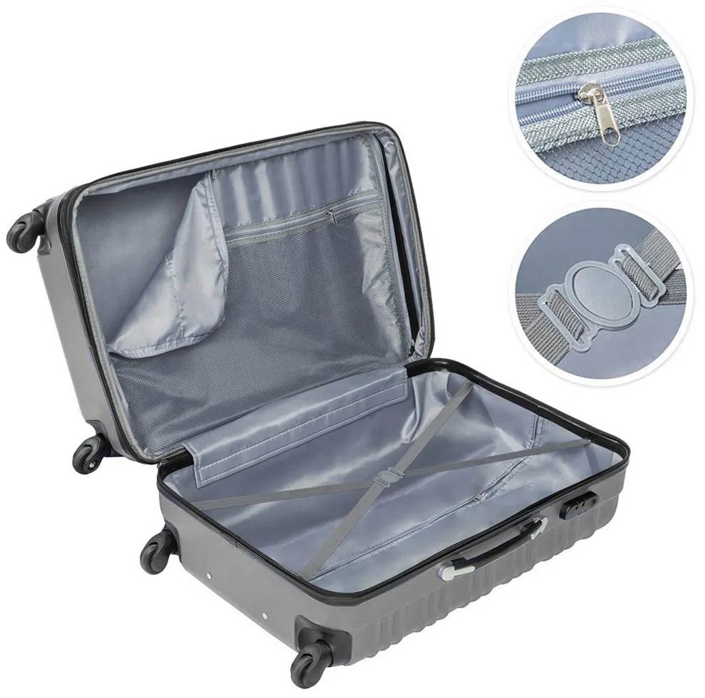 Set de 4 trolere cabina-gri