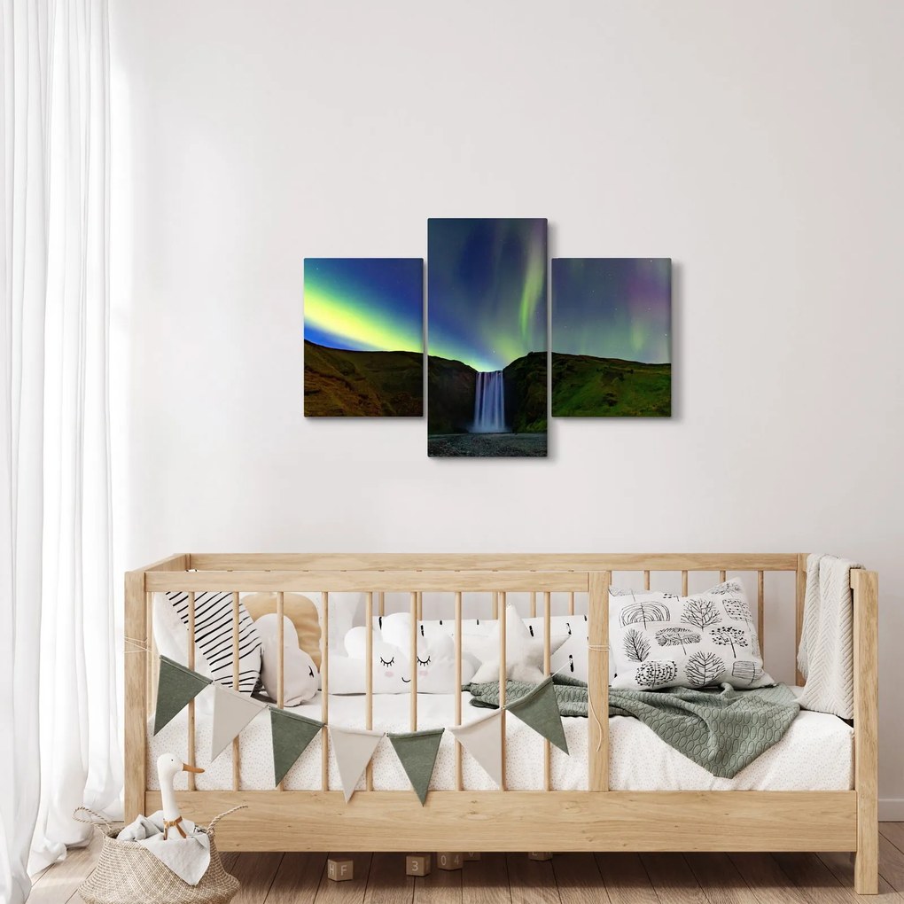 Tablou - Aurora Boreală în Islanda (90x60 cm)