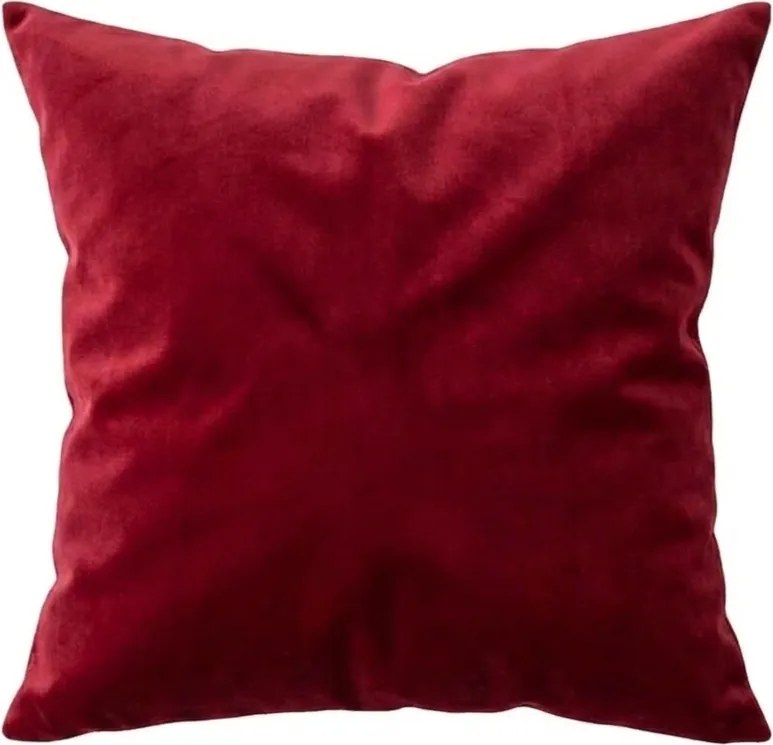 Set 2 bucati huse de perna BORDEAUX VELVET 50x50 cm, vinova