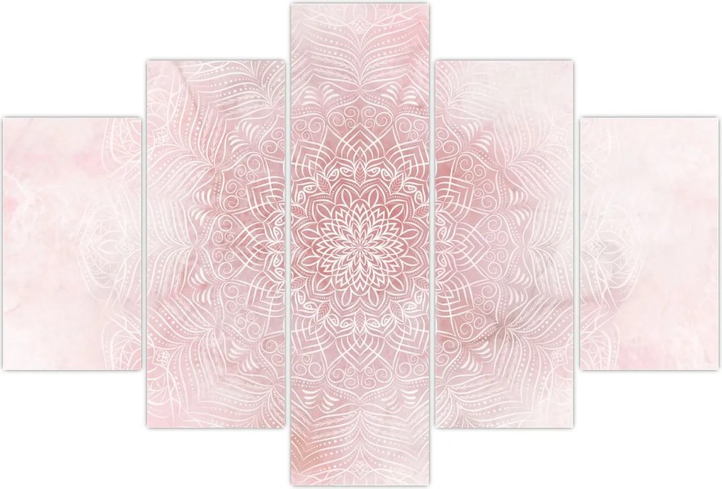 Tablou - Mandala roz (150x105 cm)