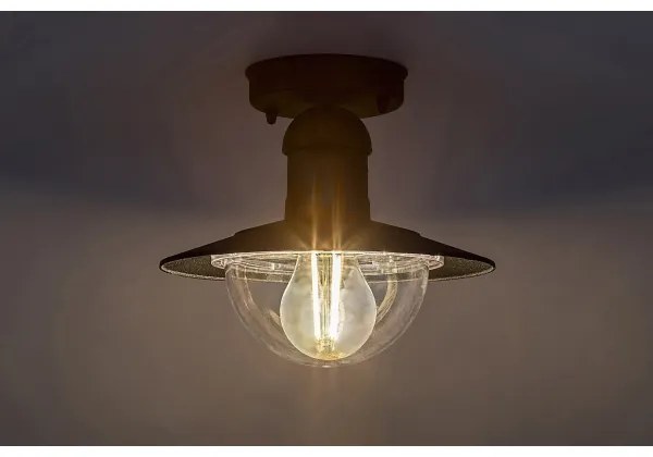 Brilagi - Plafonieră de exterior MOLDE 1xE27/60W IP44 negru