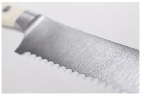 Wüsthof Classic Ikon cuțit pâine 20 cm crem