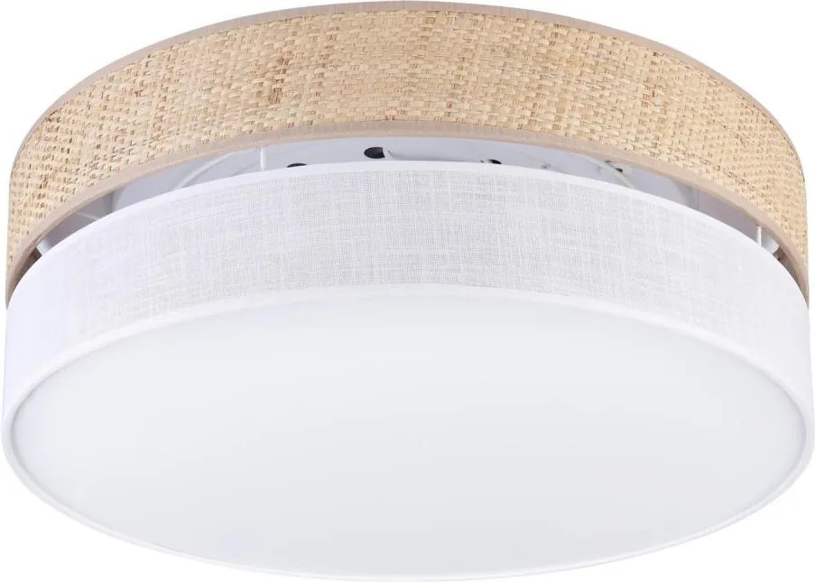 Plafonieră LED SIRJA BOHO, 36W/230V, Ø 45 cm, bej/alb