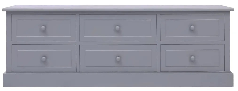 284126 vidaXL Bancă de hol, gri închis, 115 x 30 x 40 cm, lemn